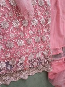 Elegant Pink Embroidered Kurta Set