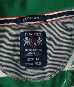 Classic Rugby Striped Polo Shirt