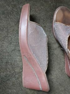 Sparkling Rose Gold Flats