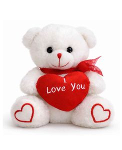 Teddy Bear with "I Love You" Heart