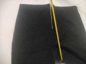 Pinstripe High-Waisted Pants