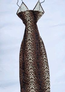 Leopard Print Maxi Dress