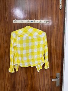 Yellow Plaid Lightweight Shirt