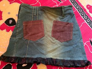 y2k Denim Mini Skirt