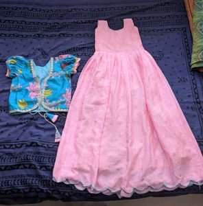 Elegant Pink Lehenga Choli Set