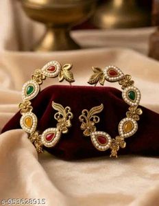 Designer Ethnic Hoop Earrings
