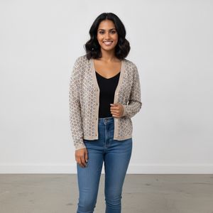 Chic Polka Dot Cardigan