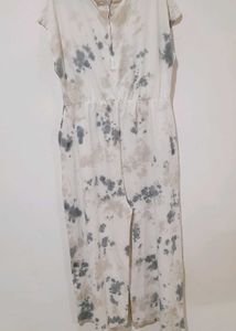 Tie-Dye Knot Front Dress