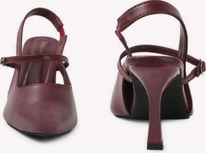 Chic Burgundy Slingback Heels