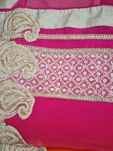 Double Shaded Saree With Blouse