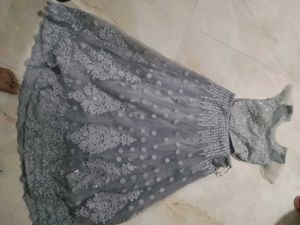 Stunning Grey Lehenga Choli