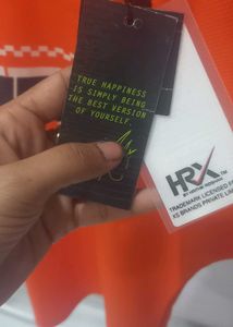 HRX Orange brand new gym T-Shirt