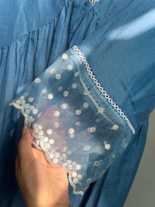 FIORRA Kurta with Palazzo &amp; Dupatta on sell 🦋💙✨