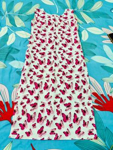 Pretty Butterfly Print Kurta
