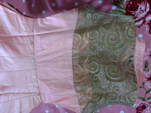 Elegant Pink &amp; Gold Kurta Set