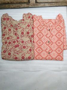 2 Women's Kurtas L(37) B(20)