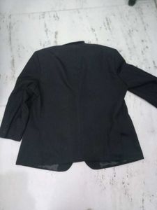 Coat In Black With Measurements