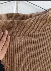 Ribbed Knit Flare Pants