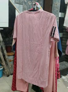 Adidas Pink T-Shirt &amp; Shorts Set