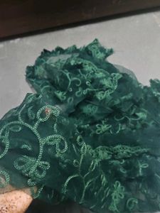 Beautiful Green Embroidered Dupatta