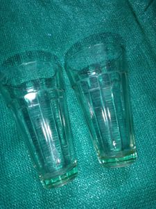 Vintage Faceted Glasses (Set of 2)