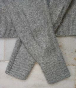 Argyle Pattern Cropped Sweater