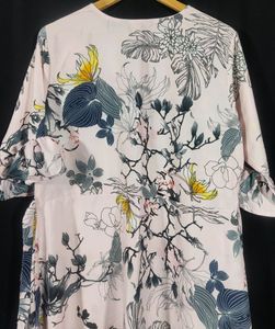 Peach Floral Printed Dress (Women)