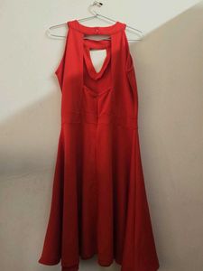 Stunning Red Cut-Out Mini Dress