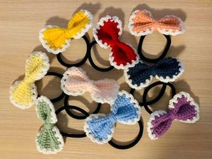 Handmade crochet ,4 Hair Ties