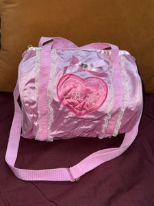 Y2k Pink Barrel Duffle Bag