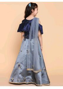 10 years old girl embroidered lehenga choli set