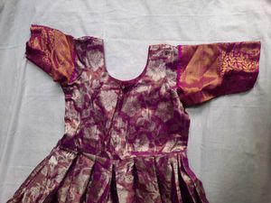 South Traditional Kanjeevaram One Gram Gold Gown