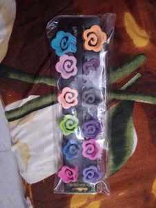 Cute Flower Hair Claw Clips - Set of 12