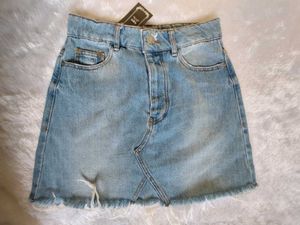 Denim Mini Skirt