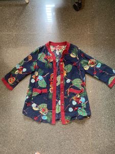 Floral Print outlayering piece