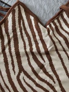 Zebra Print Cami Top