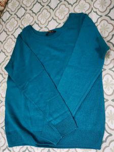 Teal Knit Top