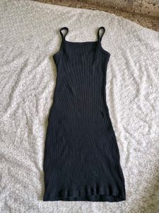 Sleek Black Mini Dress