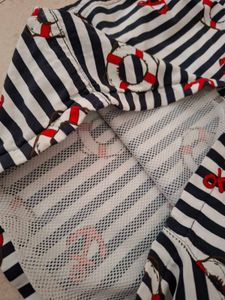 Nautical Striped Shorts