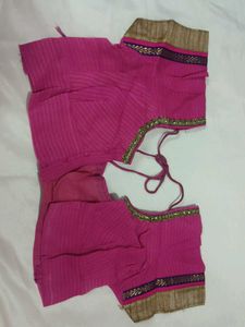 Vibrant Floral Print Saree with blouse