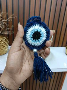 Handmade Crochet Evil Eye Hanging