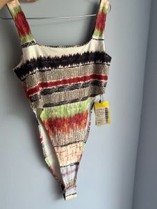 Abstract Print One-Piece bodysuit