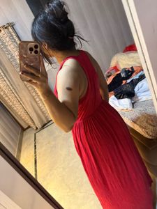 Vibrant Red Maxi Dress❤️🎀