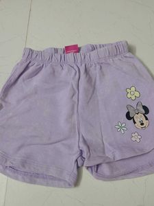 Cute Minnie Mouse Purple Pajama Set