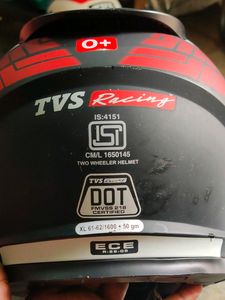 TVS RACING HELMET DOUBLE 'D' Ring