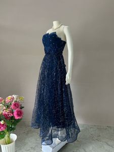 DAZZLING NAVY BLUE GOWN