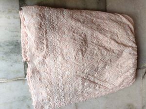 chikankari pattern with threads short beautiful ku