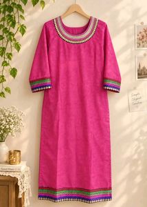 Magenta Pink Designer Kurti