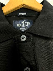 Hollister Black Polo Shirt