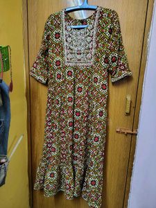 Rajasthani style Anarkali Embroidered Kurta